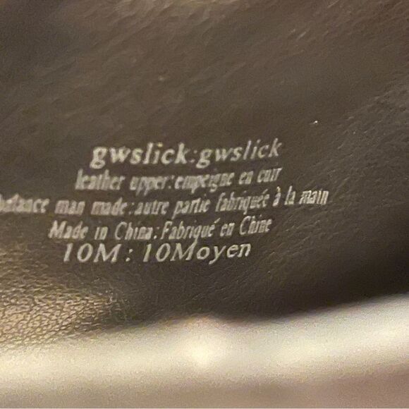 Guess Slick Ankle Bootie Stiletto Pleated Black Leather Women's 10 Back Zip - Picture 9 of 9